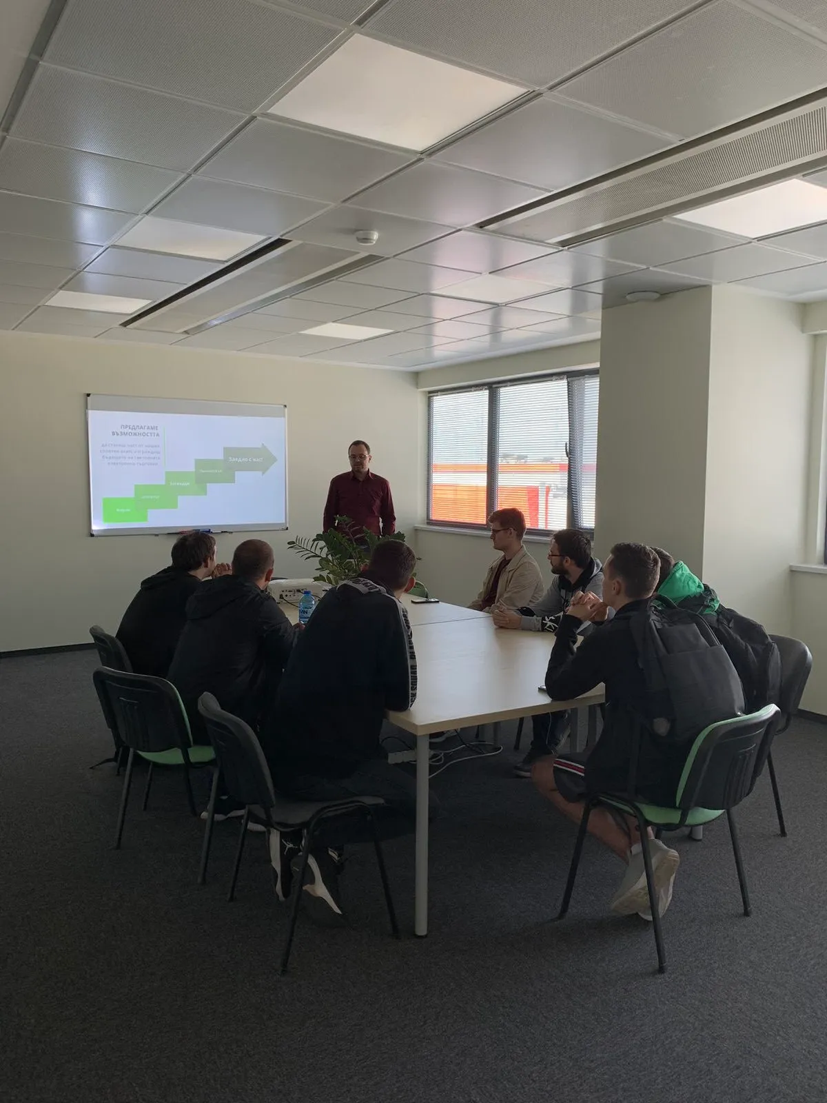 Team presentation meeting